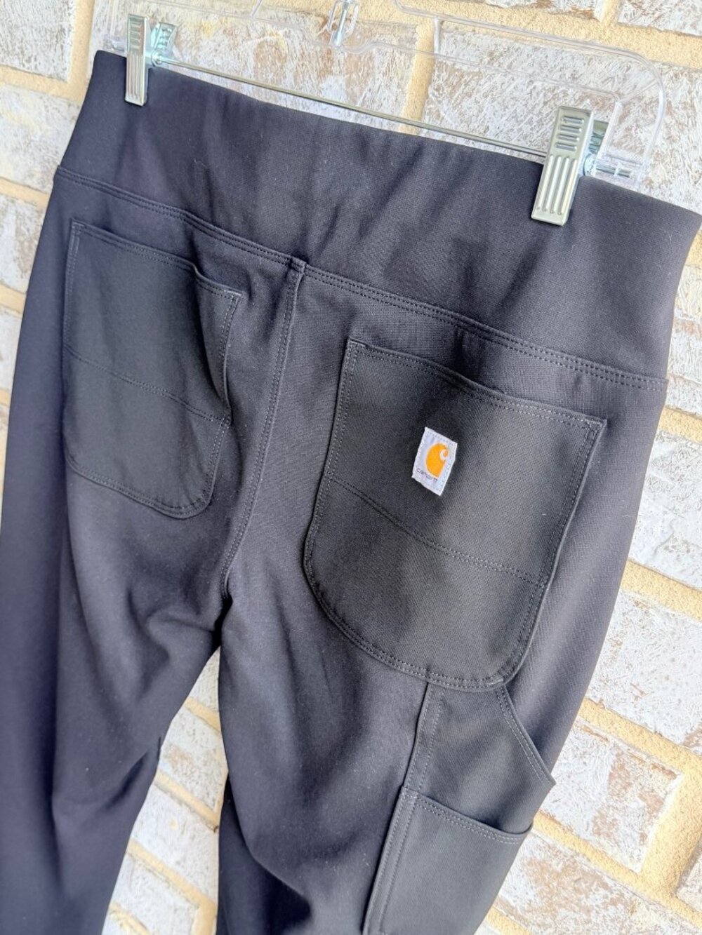 Carhartt Black Women's Force Fitted Midweight Utility Leggings Women's Size M - Picture 6 of 8